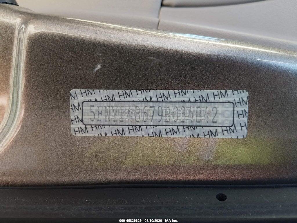 5FNYF48679B034842 2009 HONDA PILOT photo no. 9