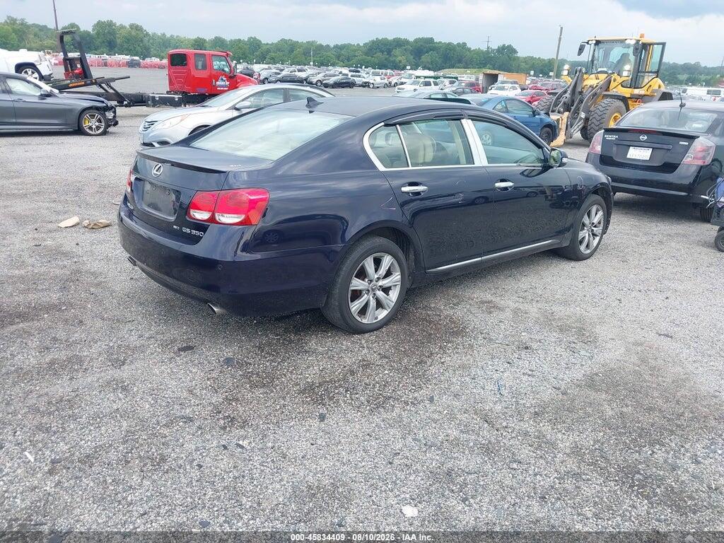 JTHCE96S490022543 2009 LEXUS GS 350 photo no. 4