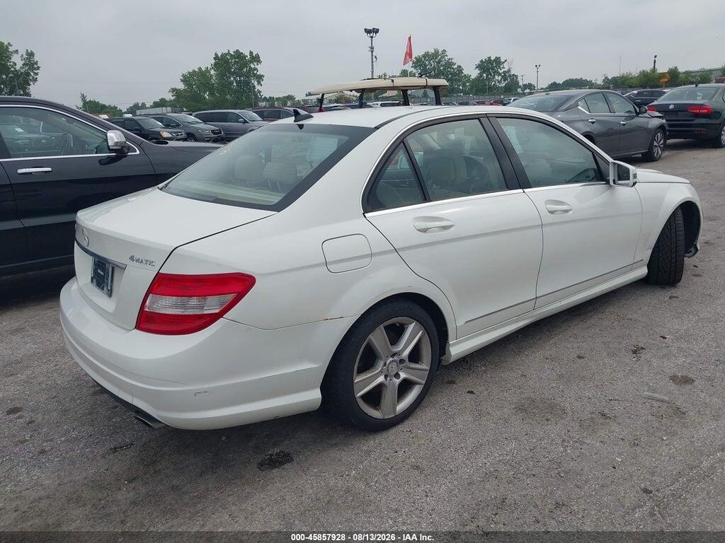 WDDGF8BB6AR125176 2010 MERCEDES-BENZ C 300 photo no. 4