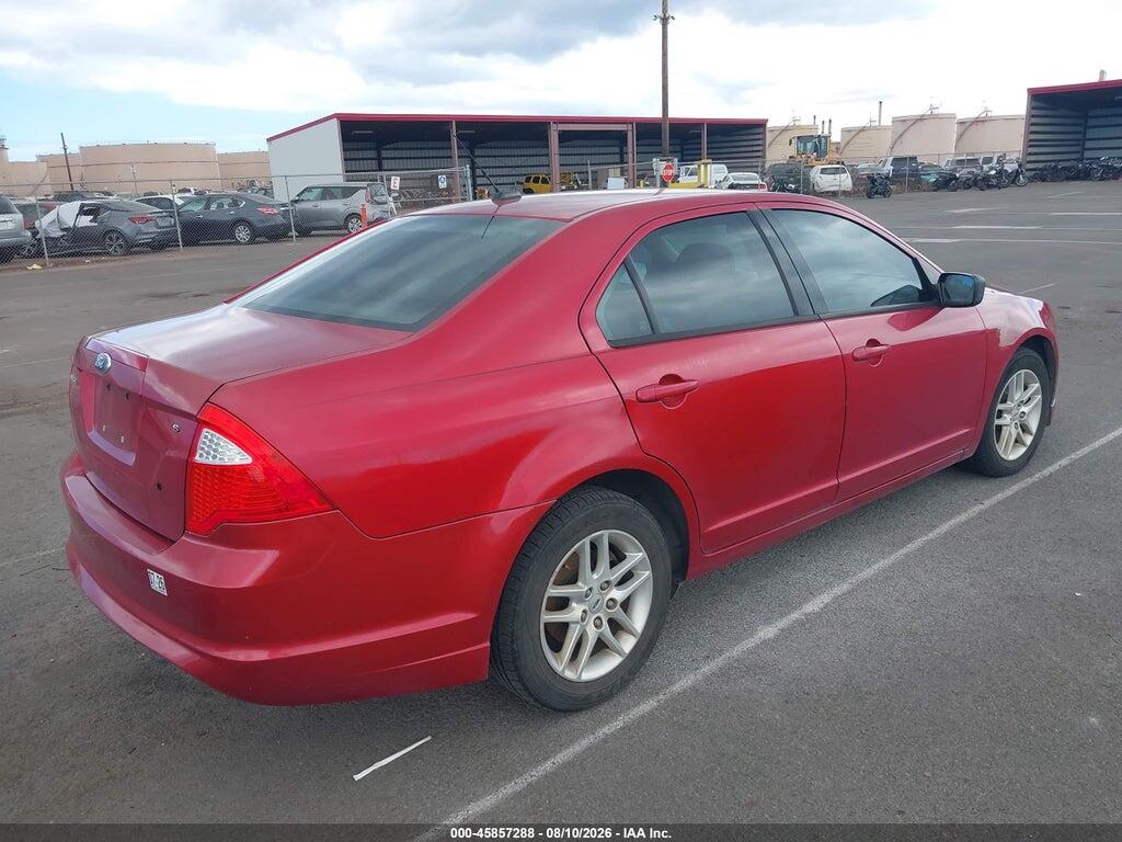 3FAHP0GA3AR430822 2010 FORD FUSION photo no. 4