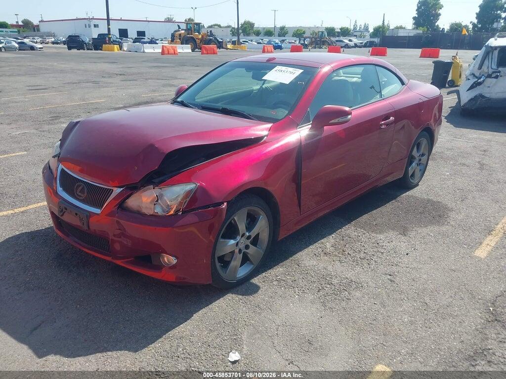 JTHFF2C23A2503544 2010 LEXUS IS 250C photo no. 2