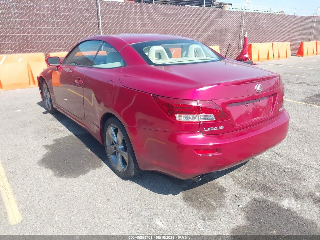 JTHFF2C23A2503544 2010 LEXUS IS 250C photo no. 3