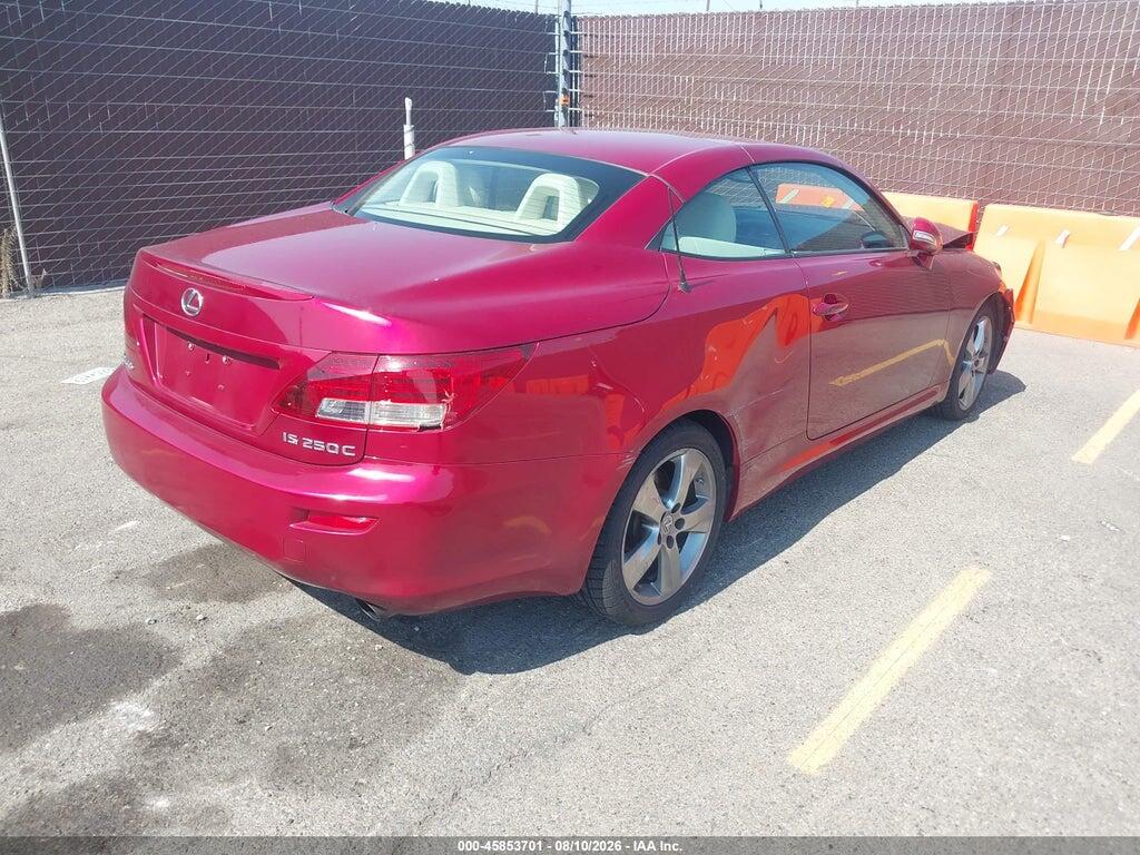JTHFF2C23A2503544 2010 LEXUS IS 250C photo no. 4