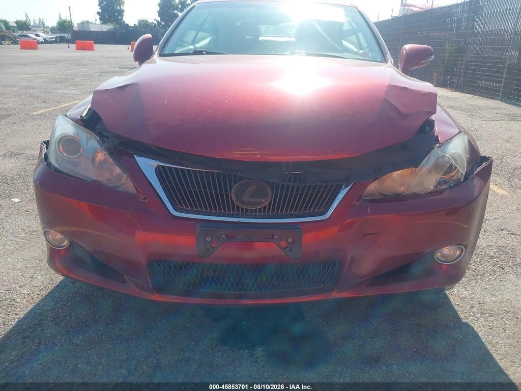 JTHFF2C23A2503544 2010 LEXUS IS 250C photo no. 6