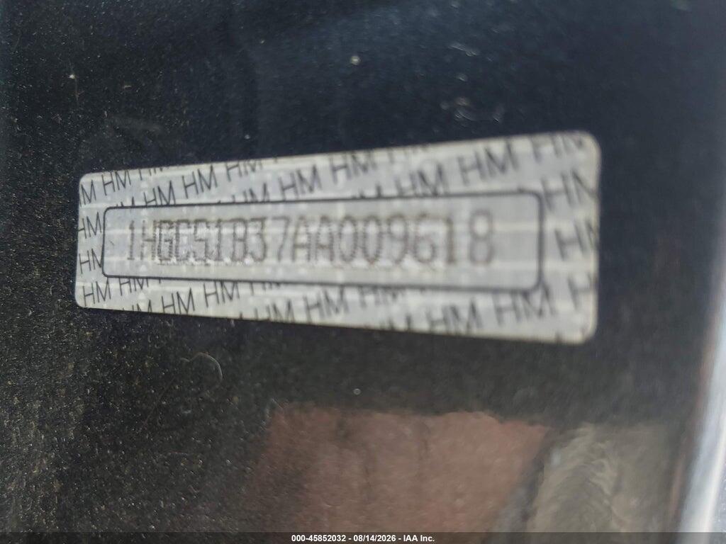 1HGCS1B37AA009618 2010 HONDA ACCORD photo no. 9