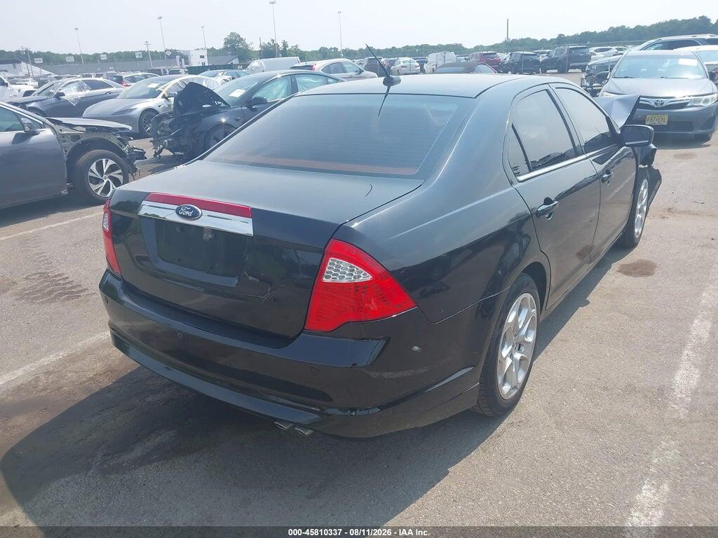 3FAHP0HA0AR345368 2010 FORD FUSION photo no. 4