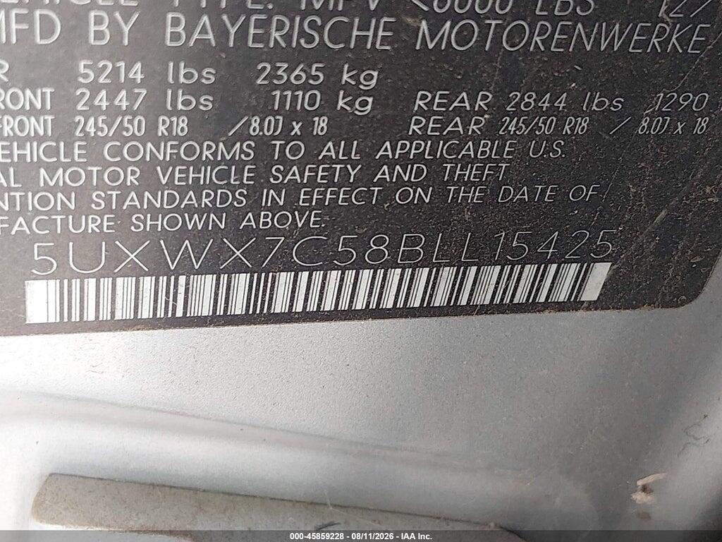 5UXWX7C58BLL15425 2011 BMW X3 photo no. 9
