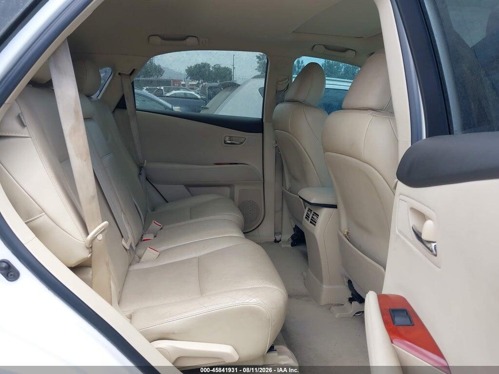 2T2ZK1BA0BC059857 2011 LEXUS RX 350 photo no. 8