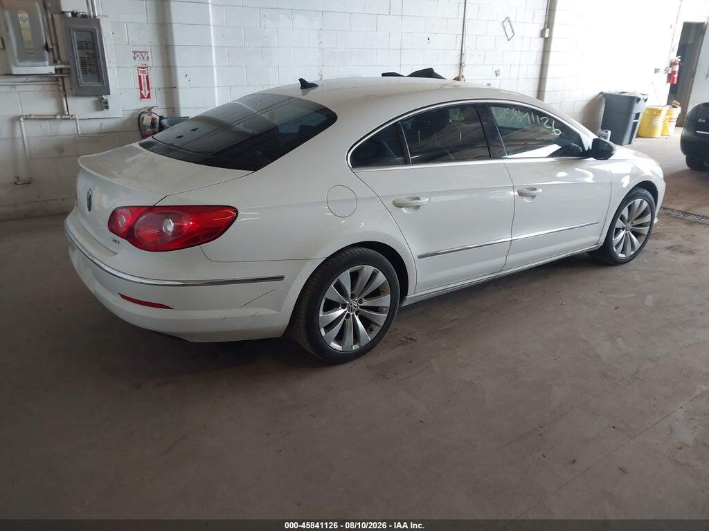 WVWMP7ANXBE705622 2011 VOLKSWAGEN CC photo no. 4