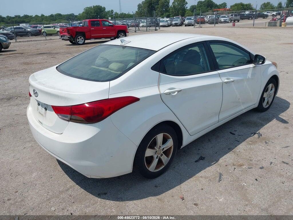 5NPDH4AE8CH066881 2012 HYUNDAI ELANTRA photo no. 4