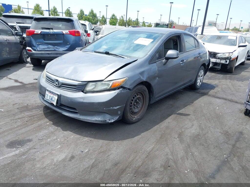 19XFB2F5XCE301969 2012 HONDA CIVIC photo no. 2