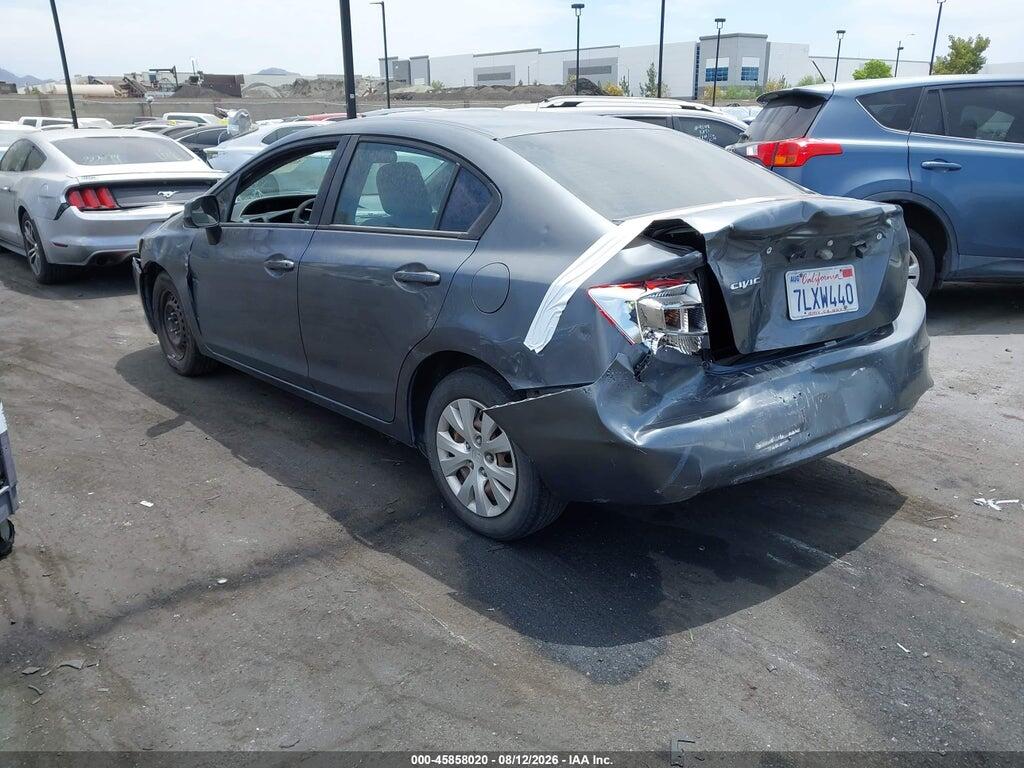 19XFB2F5XCE301969 2012 HONDA CIVIC photo no. 3