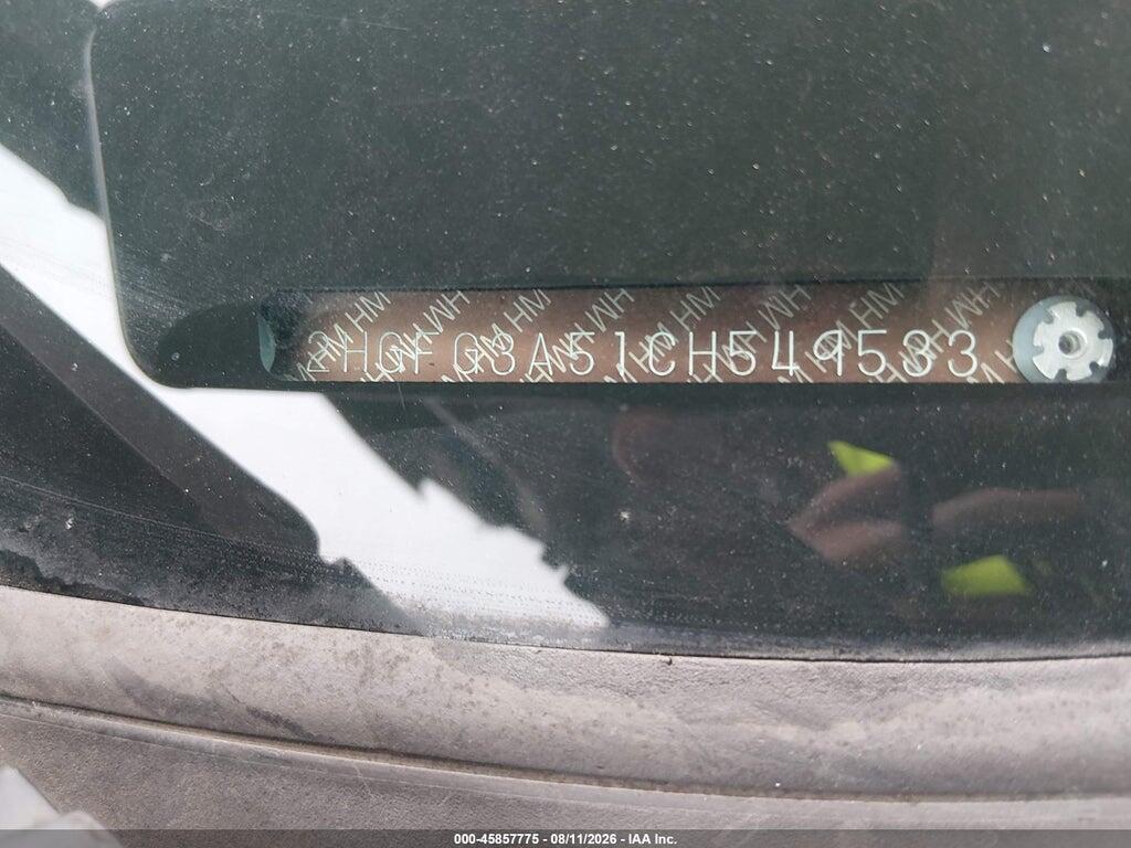 2HGFG3A51CH549533 2012 HONDA CIVIC photo no. 9