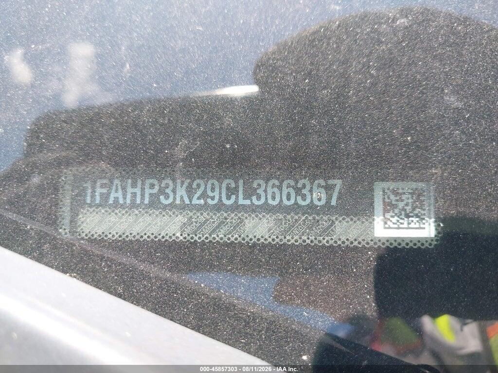 1FAHP3K29CL366367 2012 FORD FOCUS photo no. 9
