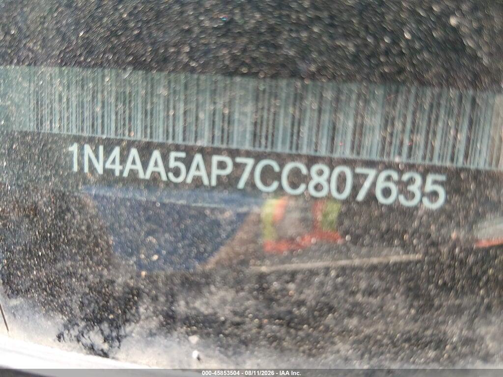 1N4AA5AP7CC807635 2012 NISSAN MAXIMA photo no. 9