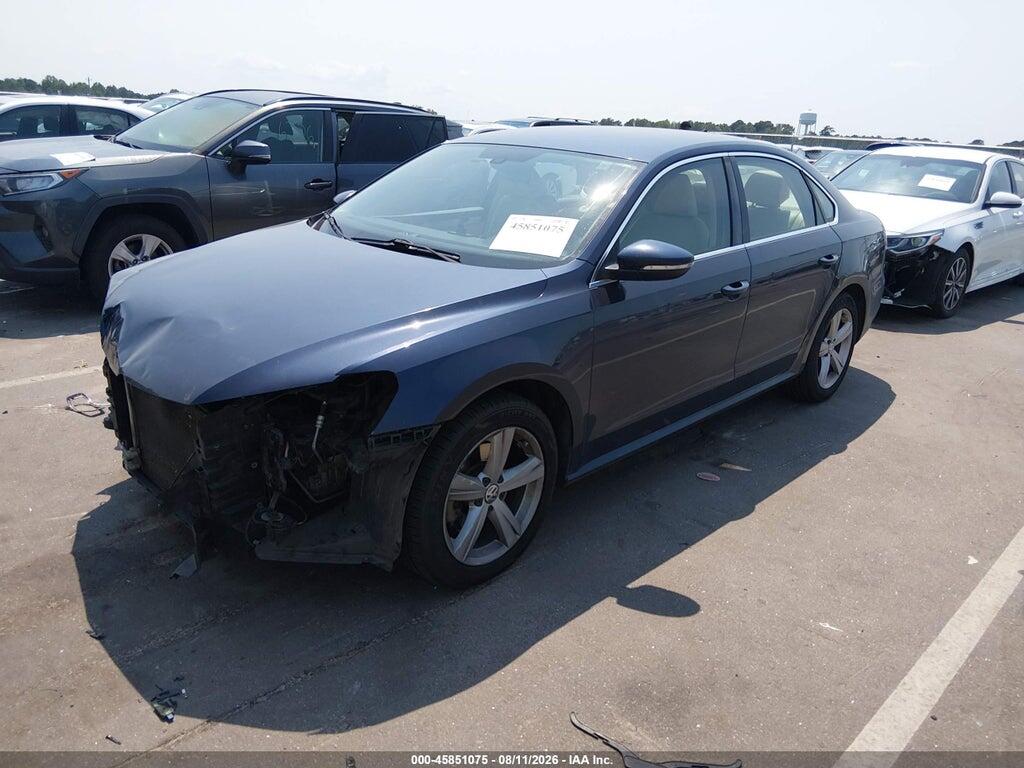 1VWBH7A31CC092111 2012 VOLKSWAGEN PASSAT photo no. 2