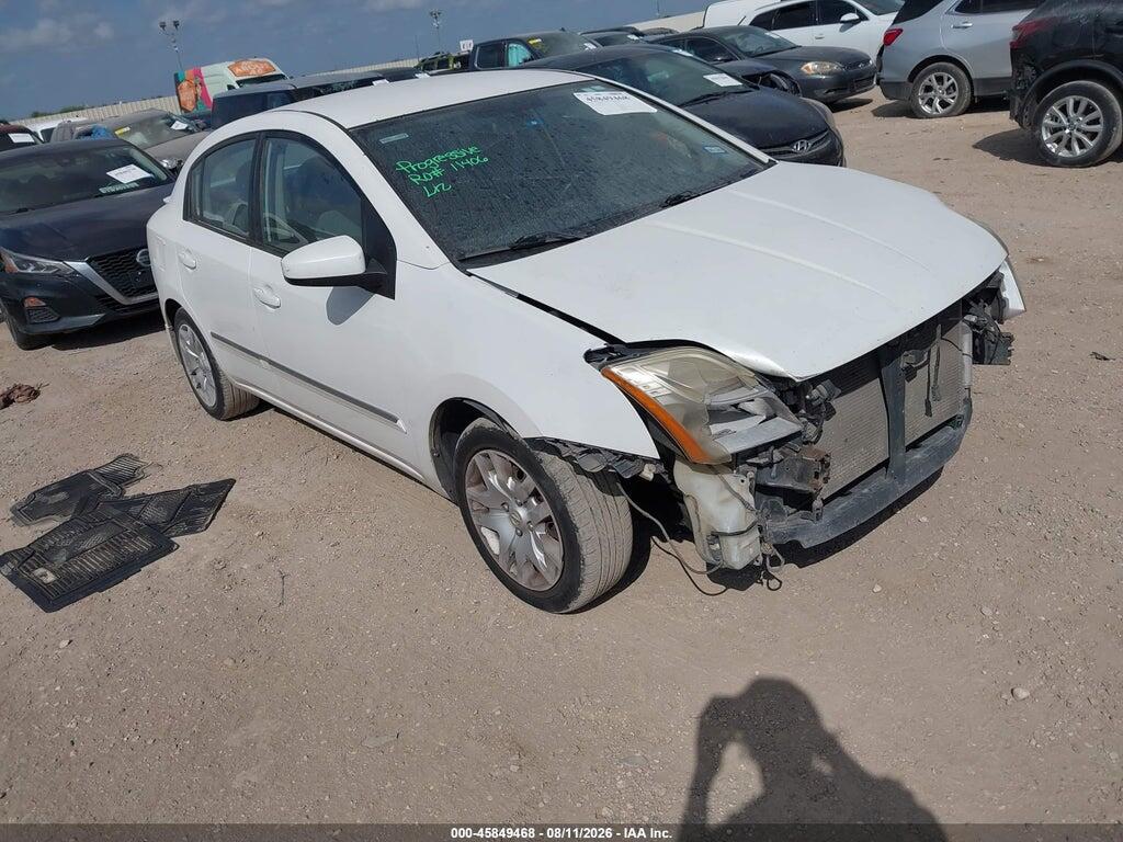 3N1AB6AP1CL711844 2012 NISSAN SENTRA photo no. 1