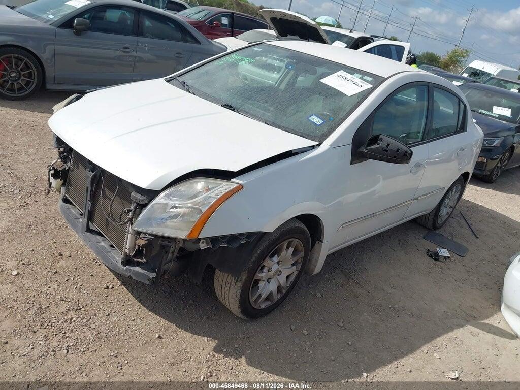 3N1AB6AP1CL711844 2012 NISSAN SENTRA photo no. 2