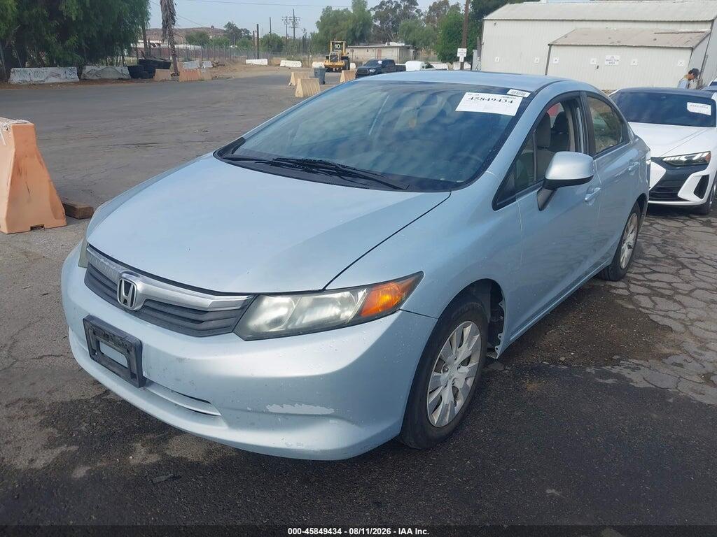 2HGFB2F52CH509916 2012 HONDA CIVIC photo no. 2