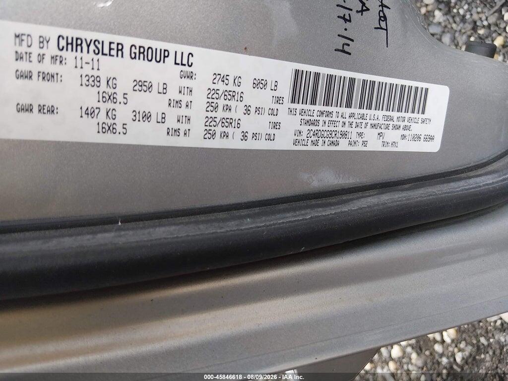 2C4RDGCG9CR190811 2012 DODGE GRAND CARAVAN photo no. 9