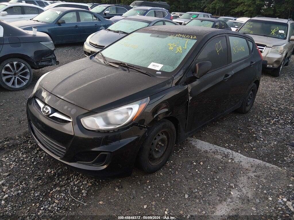 KMHCT5AE7CU027166 2012 HYUNDAI ACCENT photo no. 2
