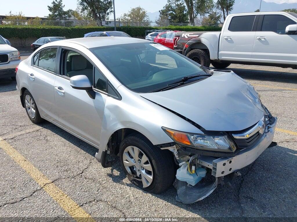 2HGFB2F54CH320877 2012 HONDA CIVIC photo no. 1