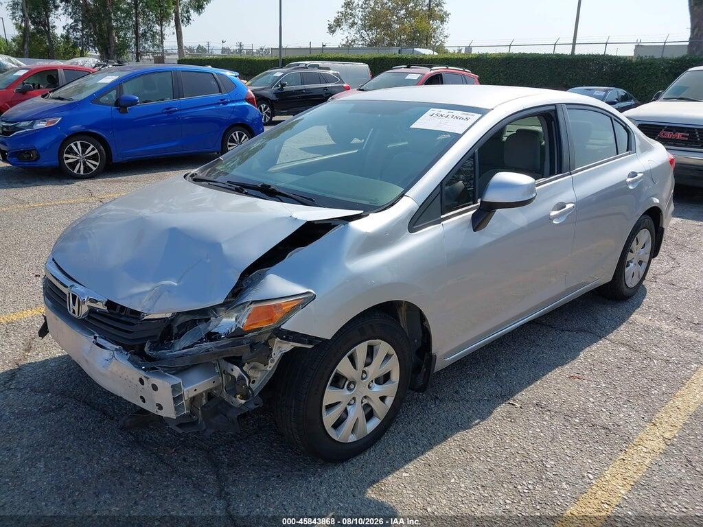 2HGFB2F54CH320877 2012 HONDA CIVIC photo no. 2