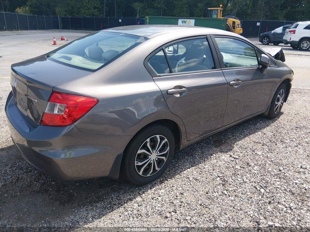 19XFB2F54CE108068 2012 HONDA CIVIC photo no. 4