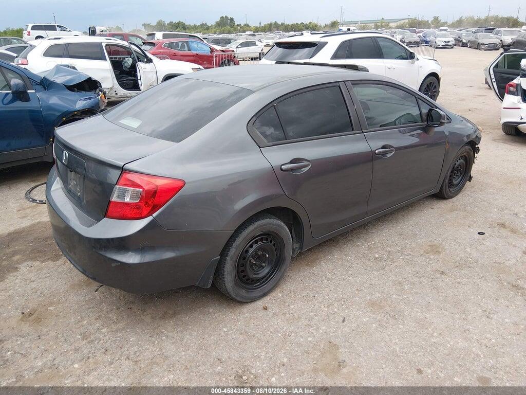 19XFB2F87CE076727 2012 HONDA CIVIC photo no. 4