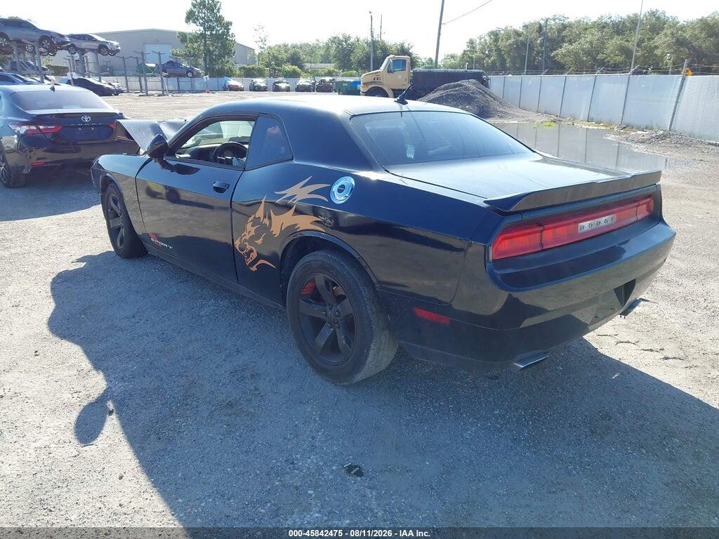 2C3CDYAG1CH292614 2012 DODGE CHALLENGER photo no. 3