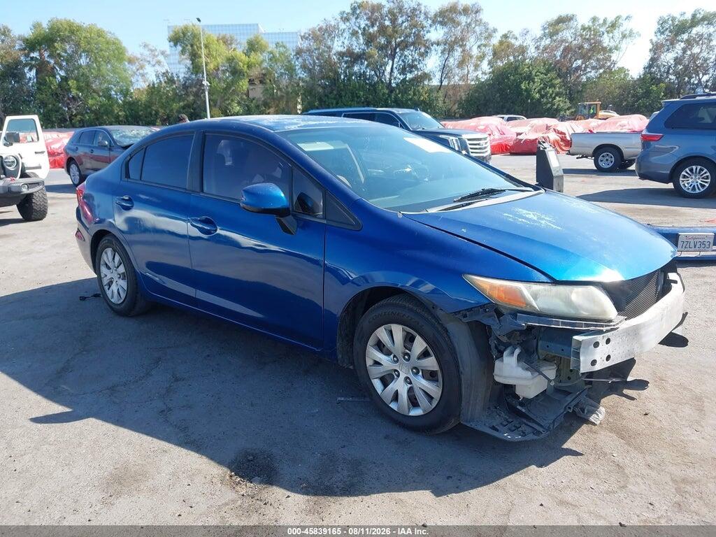 19XFB2F59CE359930 2012 HONDA CIVIC photo no. 1