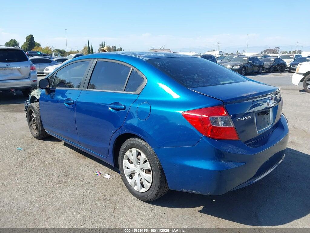 19XFB2F59CE359930 2012 HONDA CIVIC photo no. 3