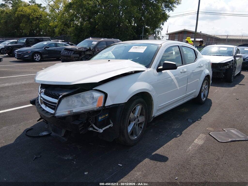 1C3CDZAB4CN185414 2012 DODGE AVENGER photo no. 2