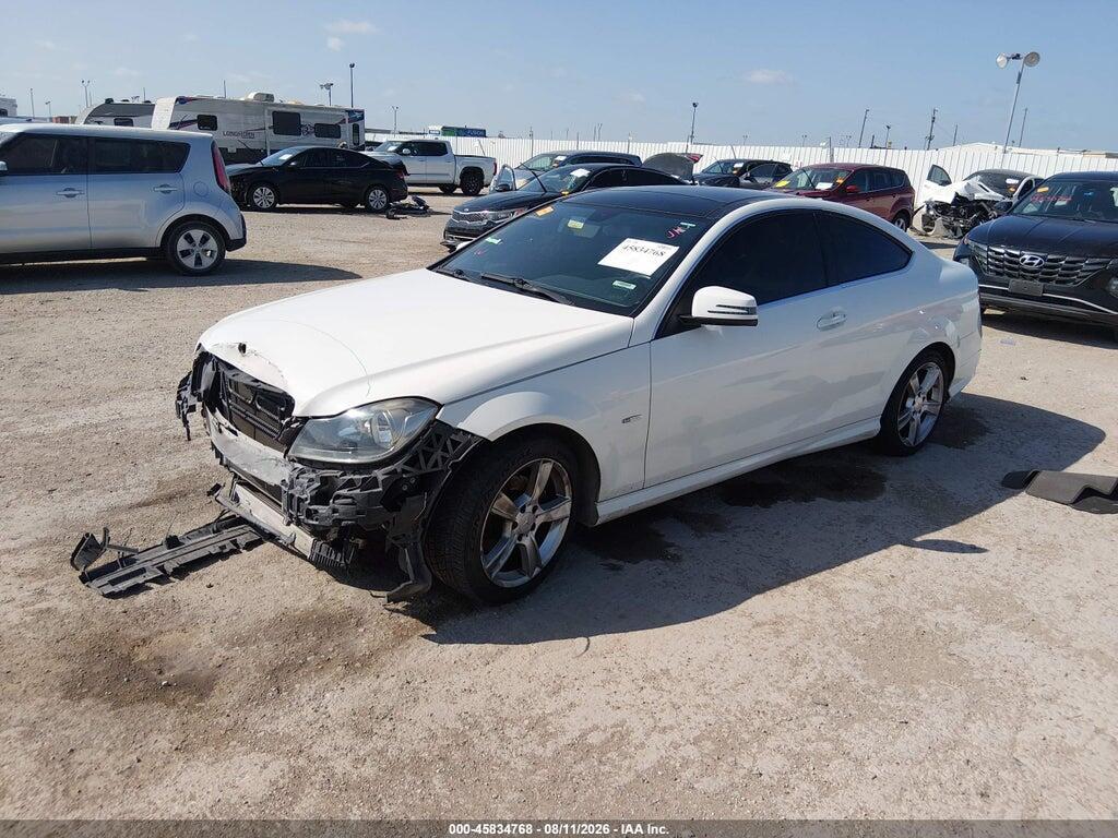 WDDGJ4HB2CF856013 2012 MERCEDES-BENZ C 250 photo no. 2