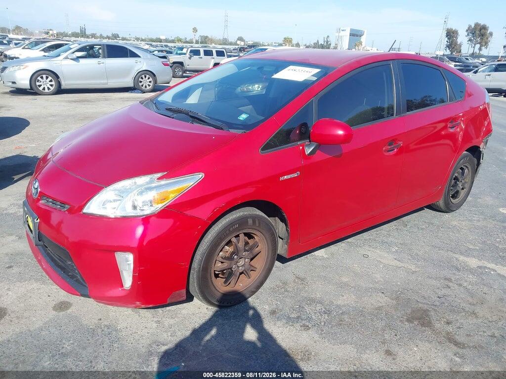 JTDKN3DU4C1601581 2012 TOYOTA PRIUS photo no. 2
