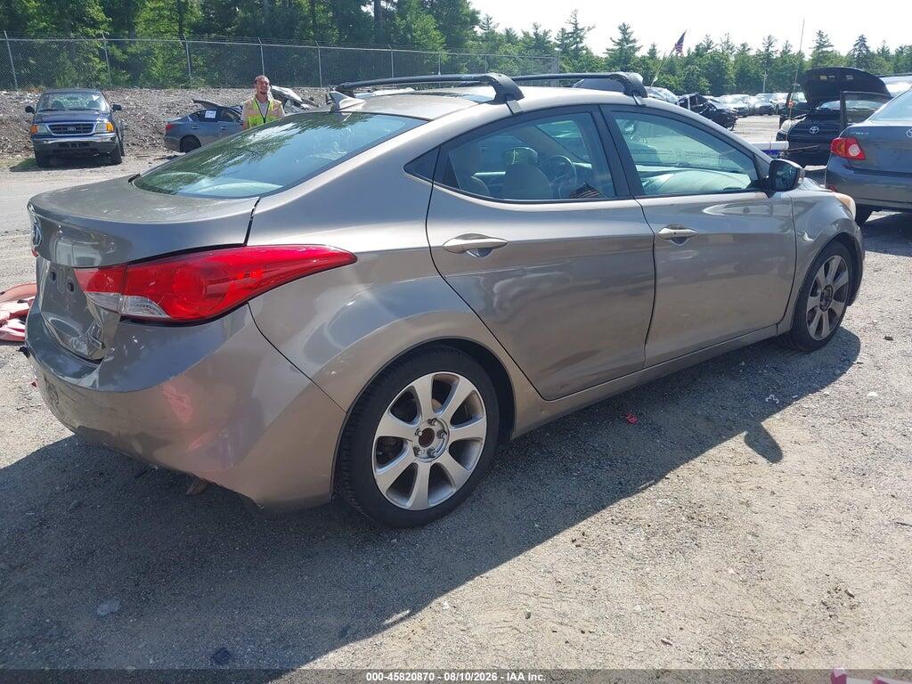 5NPDH4AE0CH095291 2012 HYUNDAI ELANTRA photo no. 4