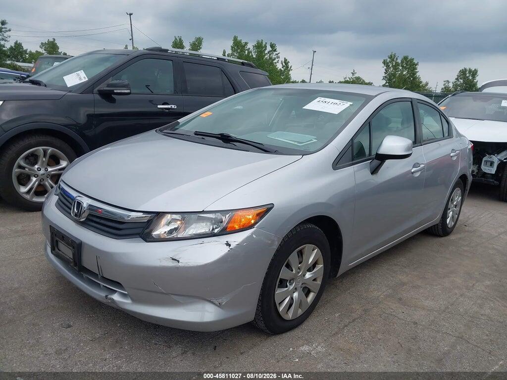19XFB2F59CE032816 2012 HONDA CIVIC photo no. 2