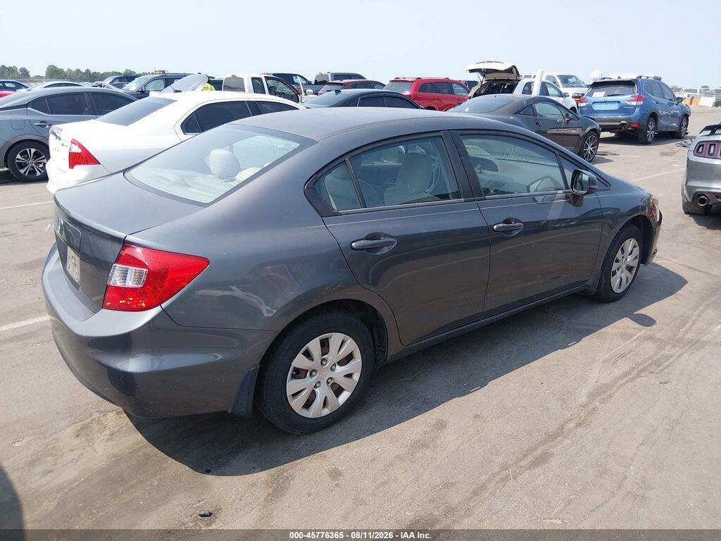 19XFB2F56CE025371 2012 HONDA CIVIC photo no. 4