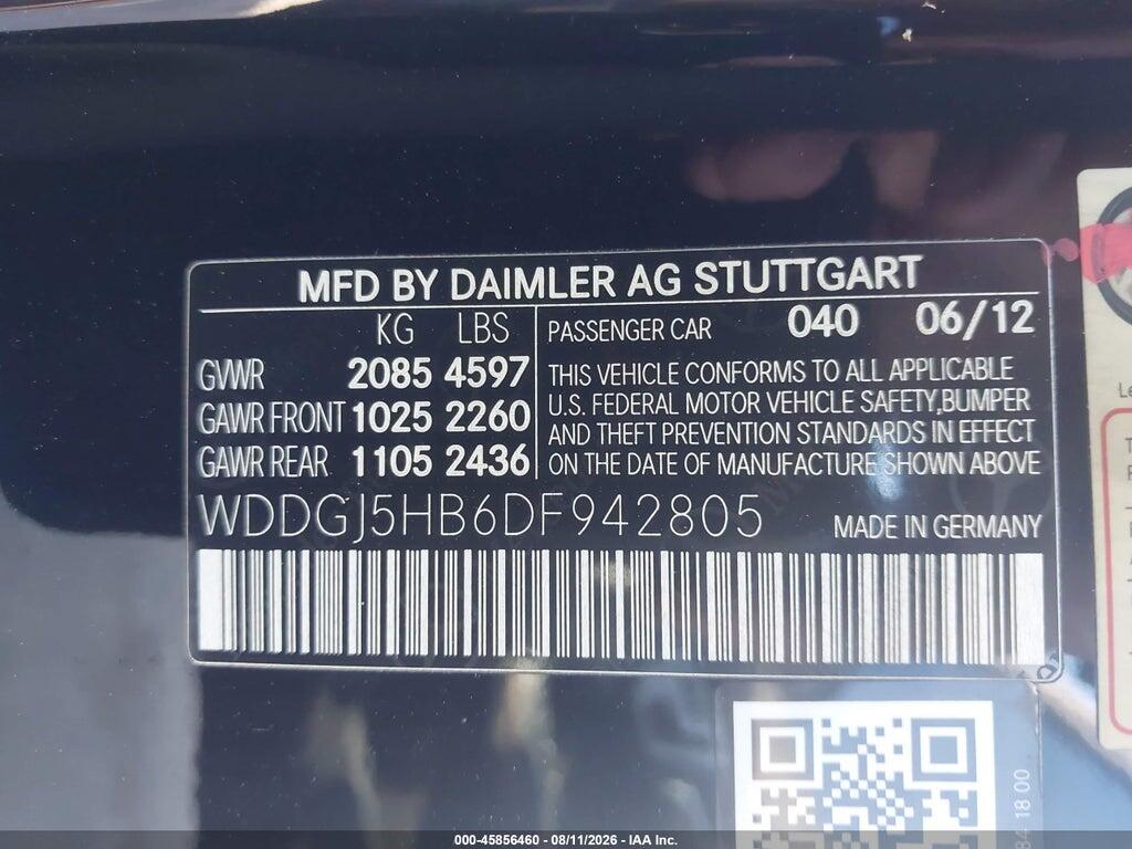 WDDGJ5HB6DF942805 2013 MERCEDES-BENZ C 350 photo no. 9