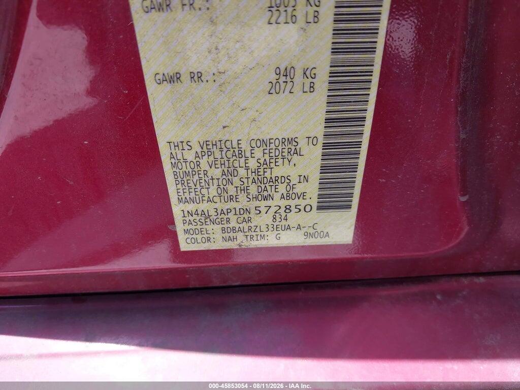 1N4AL3AP1DN572850 2013 NISSAN ALTIMA photo no. 9