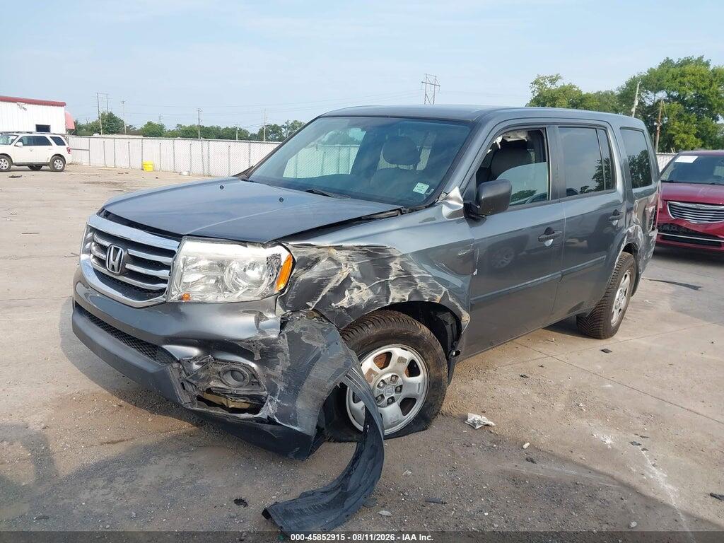 5FNYF3H21DB031032 2013 HONDA PILOT photo no. 2
