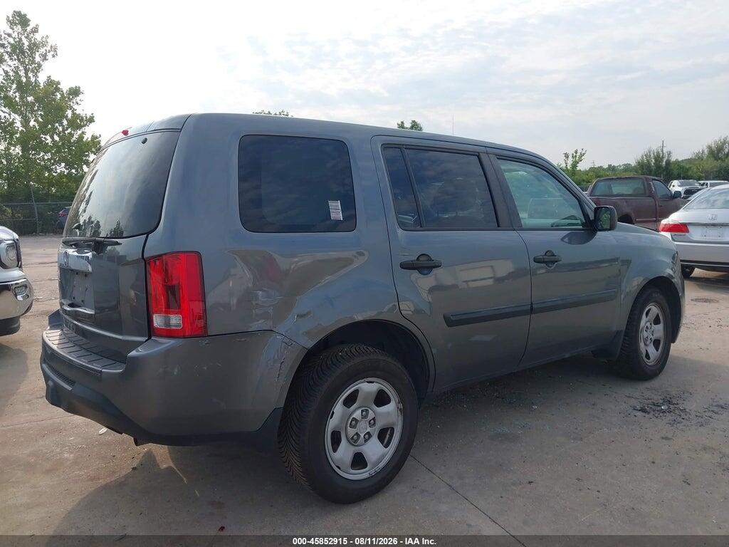5FNYF3H21DB031032 2013 HONDA PILOT photo no. 4