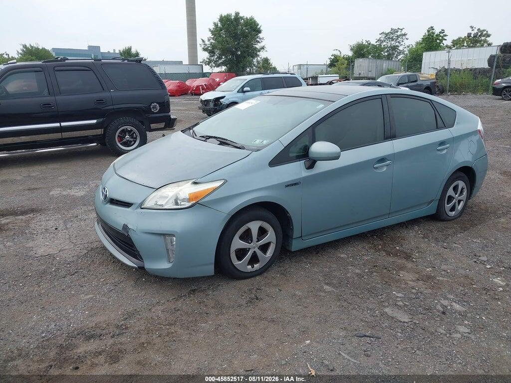 JTDKN3DU2D1659609 2013 TOYOTA PRIUS photo no. 2