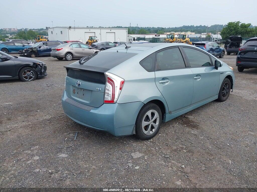 JTDKN3DU2D1659609 2013 TOYOTA PRIUS photo no. 4