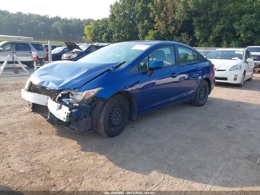 19XFB2F54DE046706 2013 HONDA CIVIC photo no. 2
