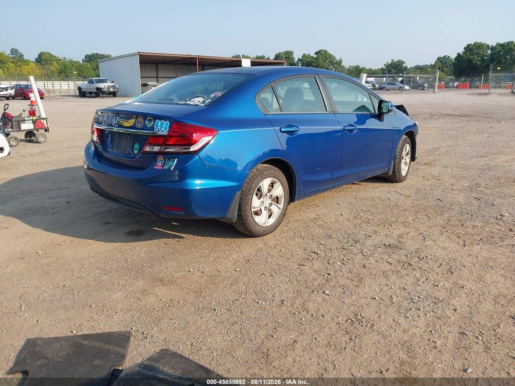 19XFB2F54DE046706 2013 HONDA CIVIC photo no. 4