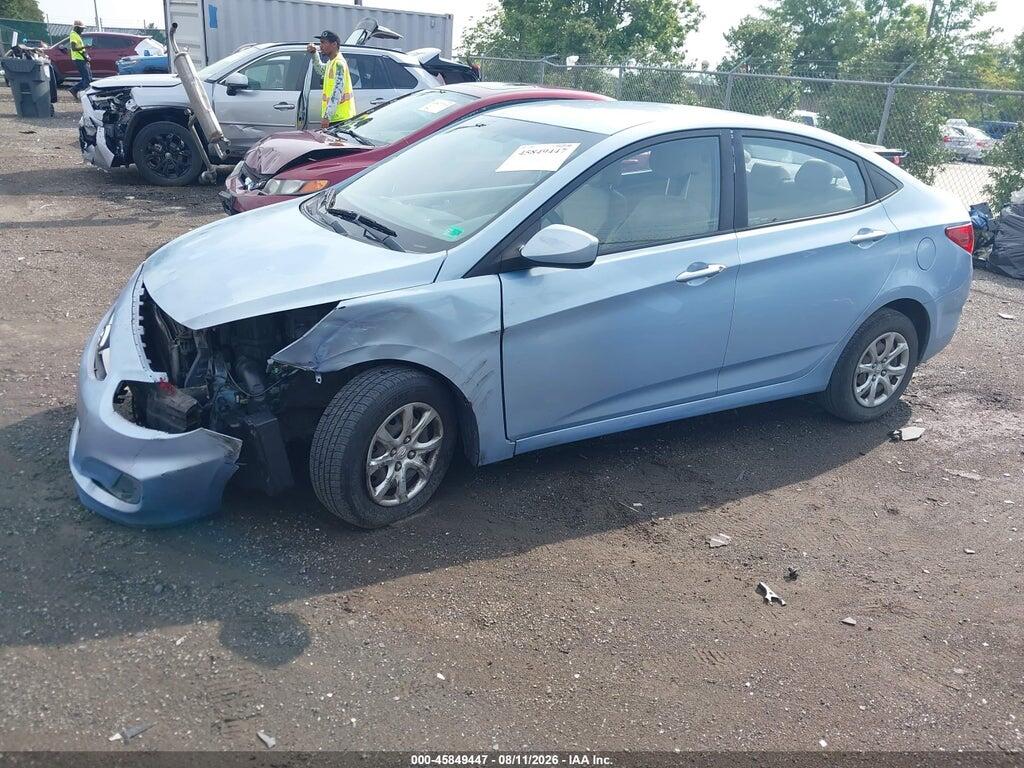 KMHCT4AE3DU562054 2013 HYUNDAI ACCENT photo no. 2