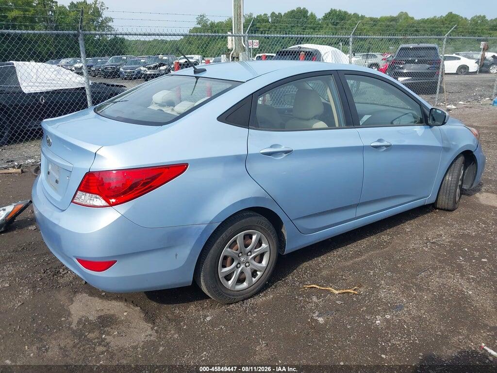 KMHCT4AE3DU562054 2013 HYUNDAI ACCENT photo no. 4