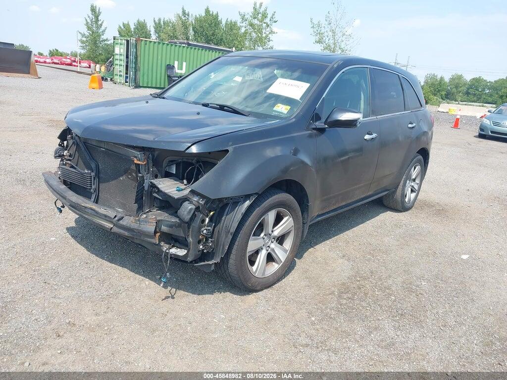2HNYD2H37DH505322 2013 ACURA MDX photo no. 2
