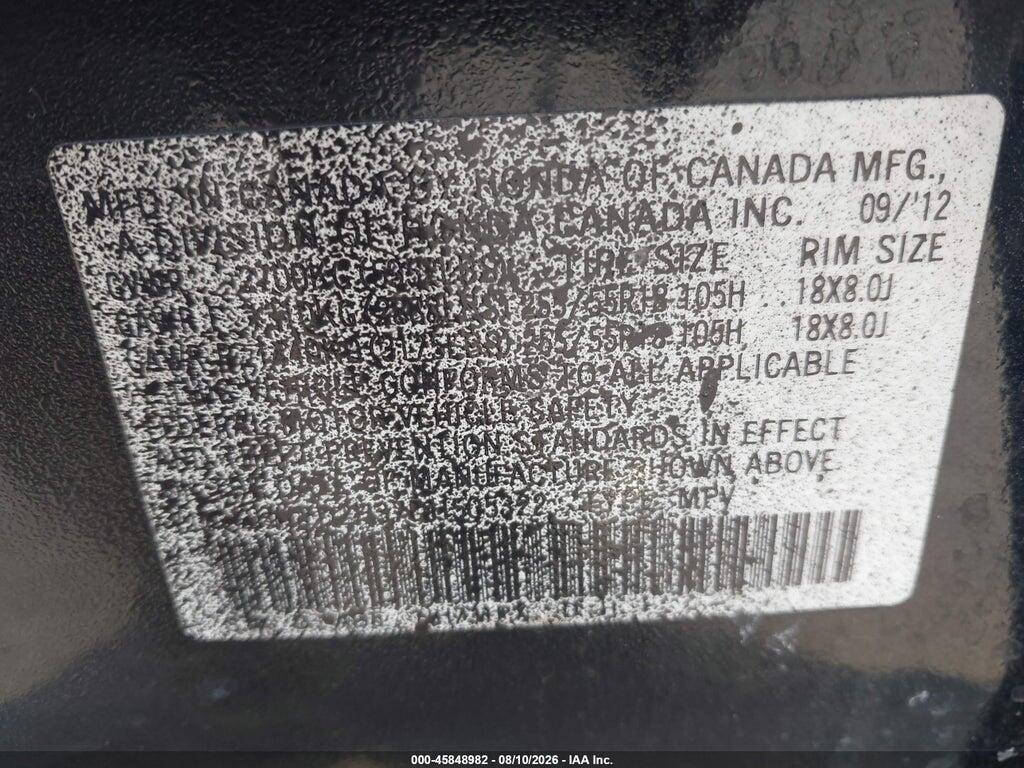 2HNYD2H37DH505322 2013 ACURA MDX photo no. 9